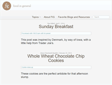 Tablet Screenshot of foodingeneral.com